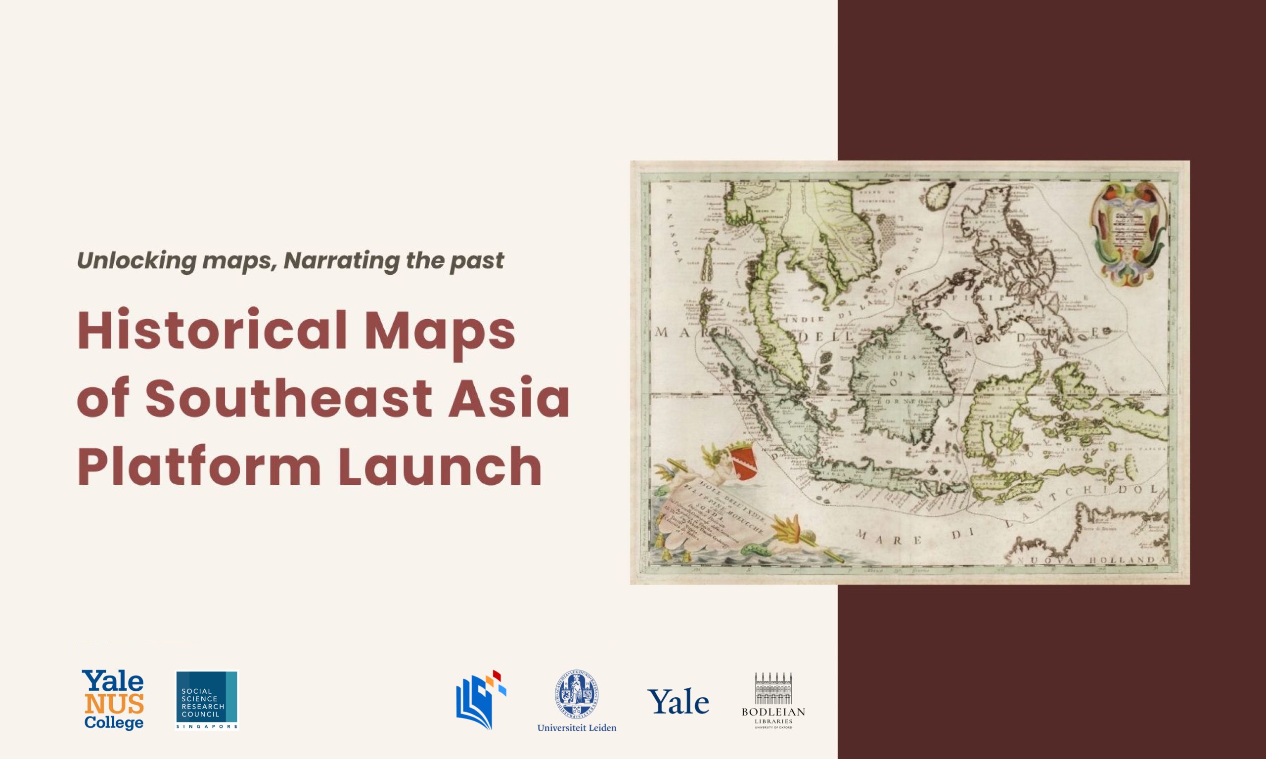 Unlocking maps, Narrating the past: Historical Maps of Southeast Asia Platform Launch