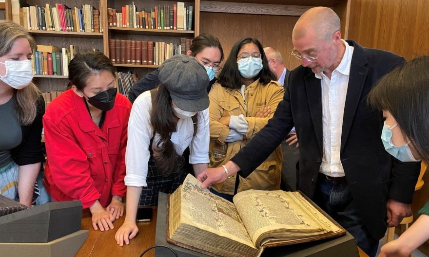 Learning about manuscripts in the United Kingdom and exploring planetary health in Singapore