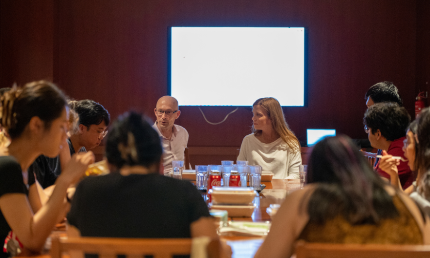 Empathy, polarisation, and democracy: Students discuss key issues during Dinner Conversations